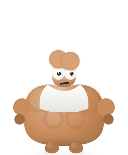 Swolley, a muscly weirdo in a white tank top